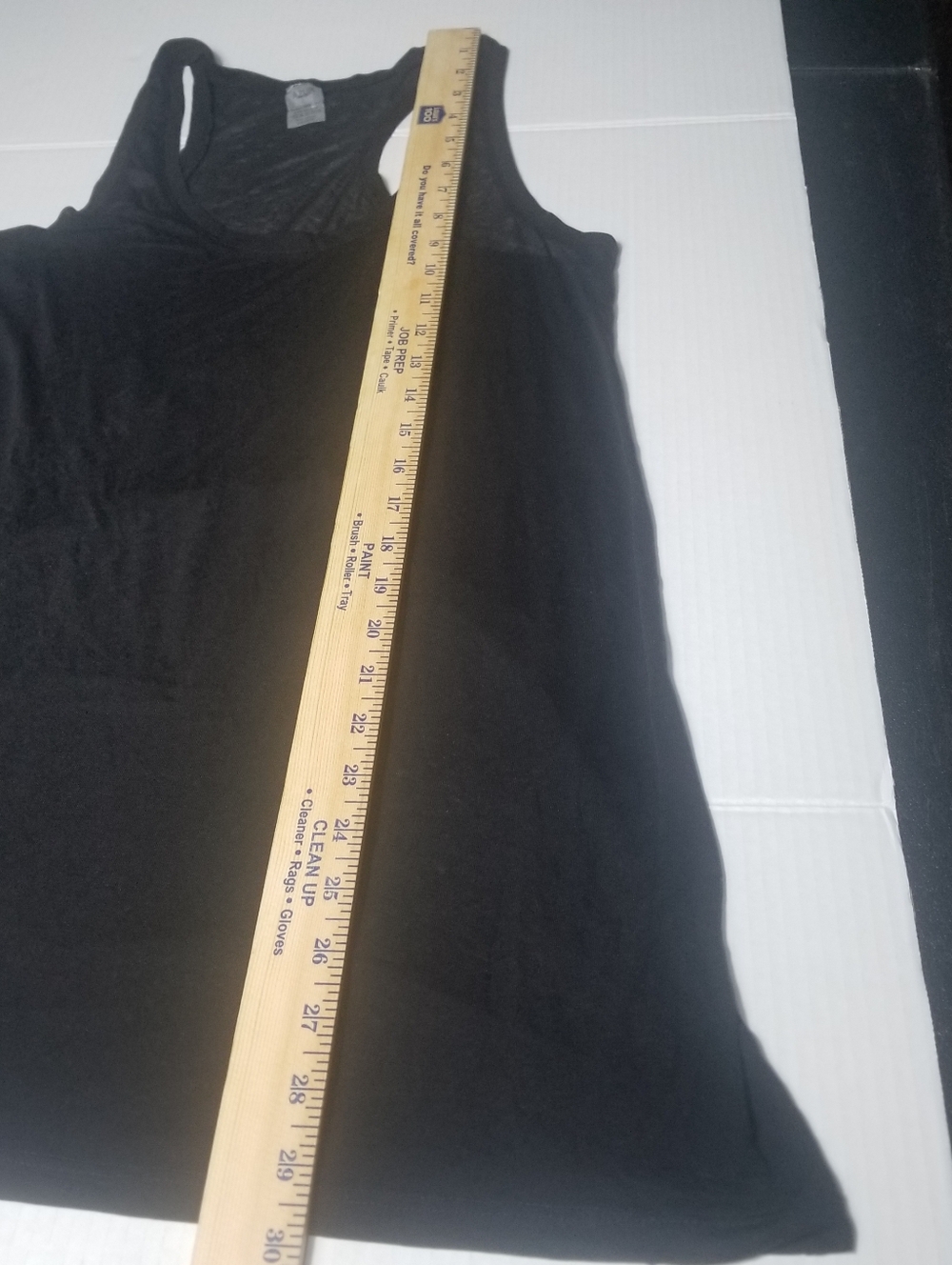AZUR WOMEN'S BLACK SHEER TANK TOP SIZE LARGE - Picture 5 of 9